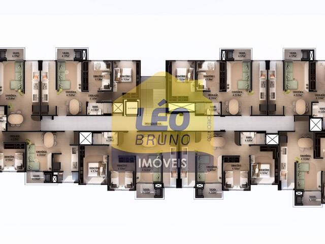 #2651 - Apartamento para Venda em Criciúma - SC - 1